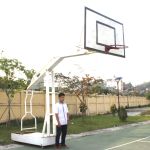 Trụ bóng rổ trường học có bánh xe DK6;